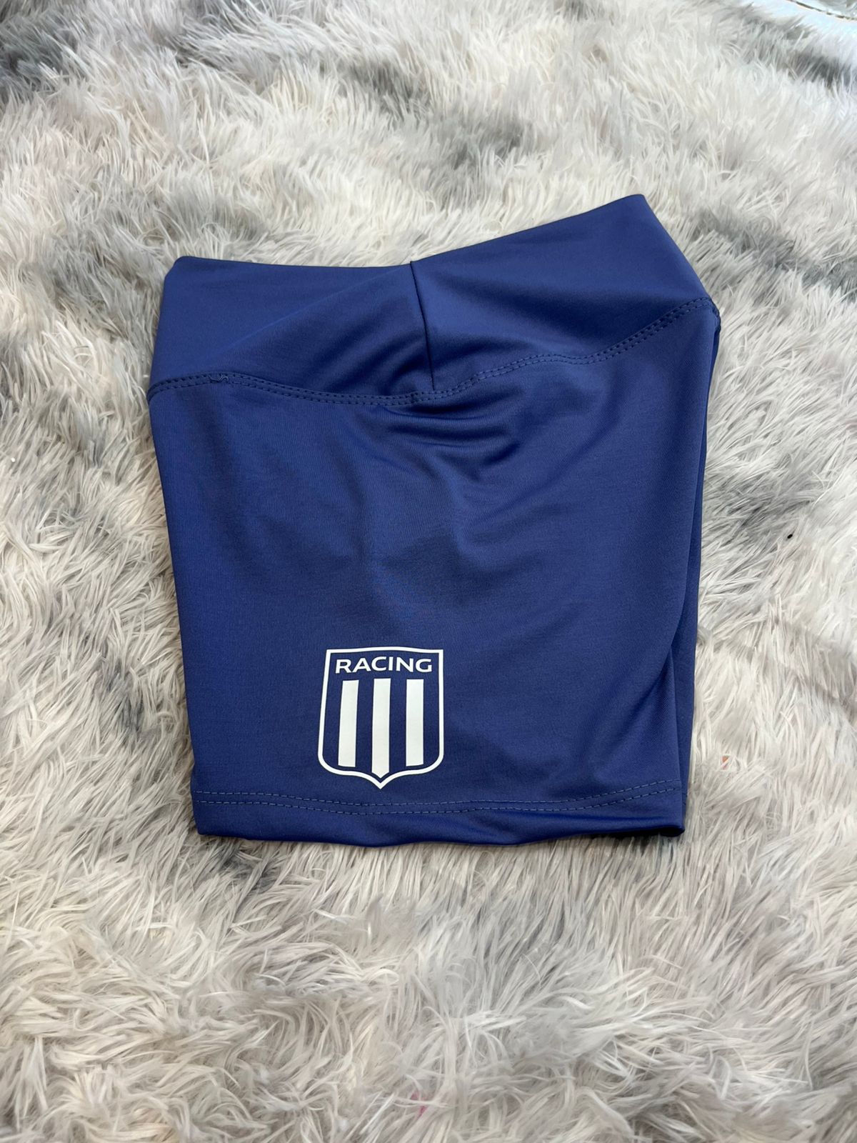 NTDC-0065 SHORT AZUL ESCUDO WHITE - Imagen 1