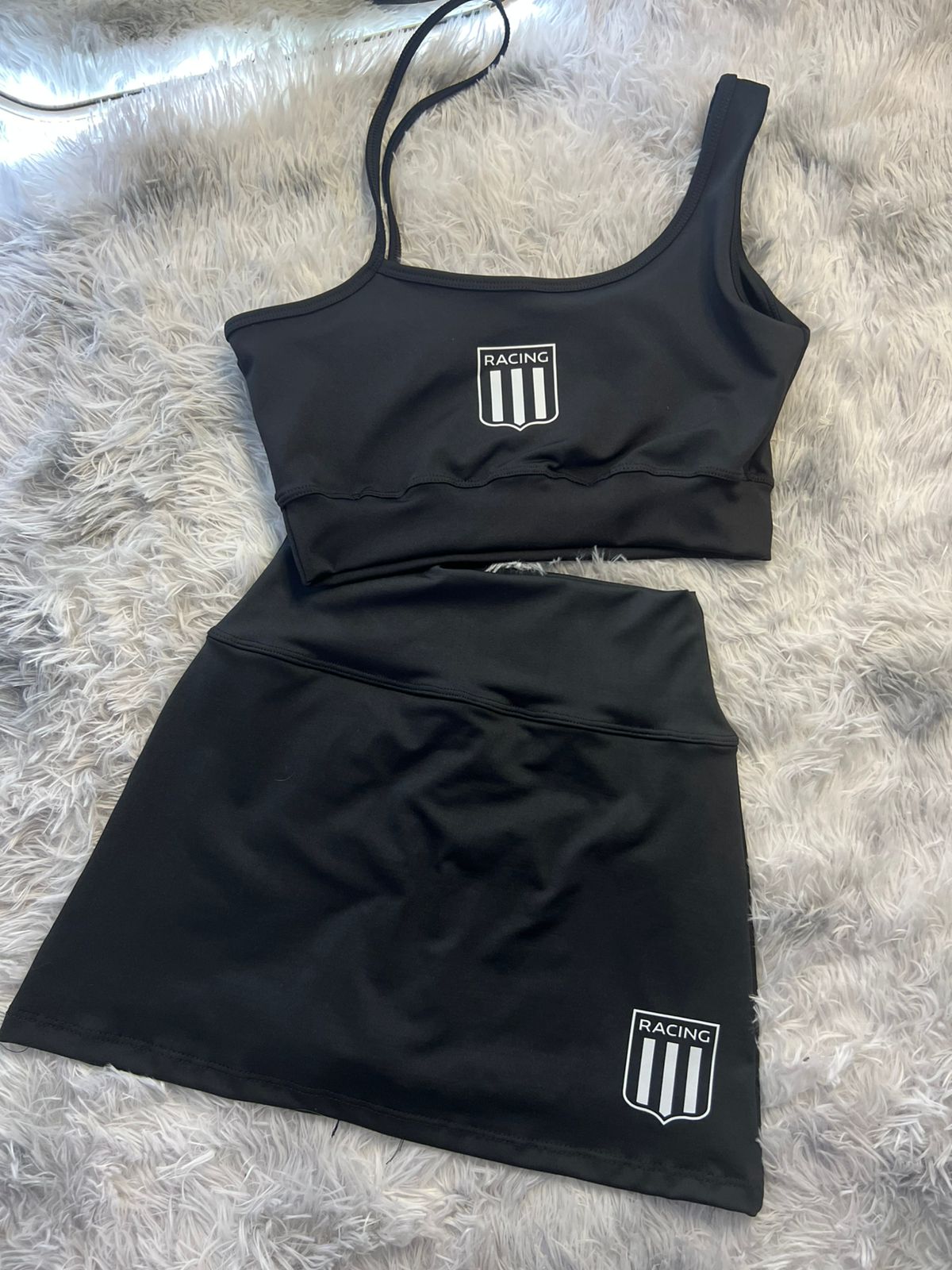 NTDC-0082 COMBO DAMA NEGRO ESCUDO BLANCO - Imagen 1